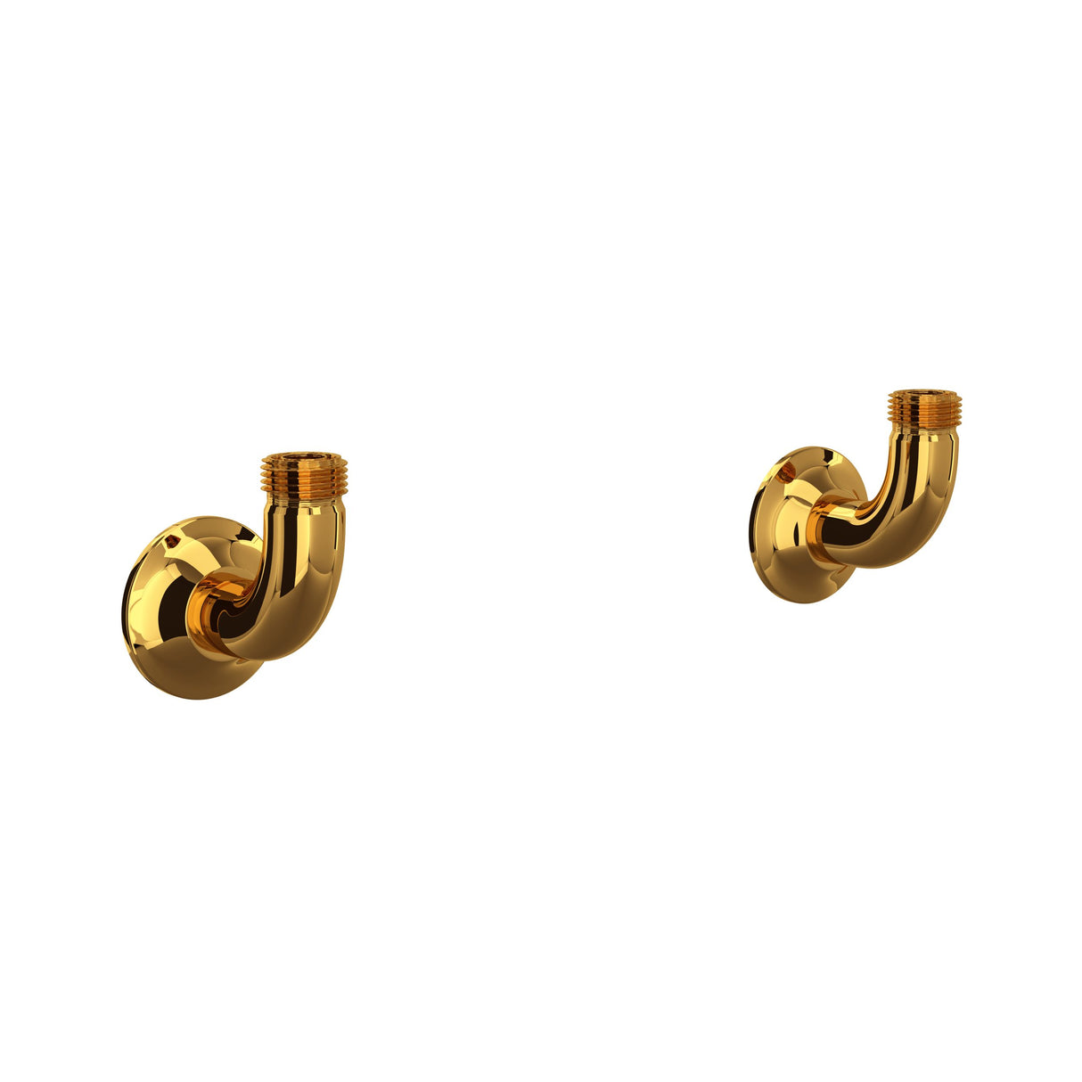Georgian Era Bridge Kitchen Faucet Wall Unions