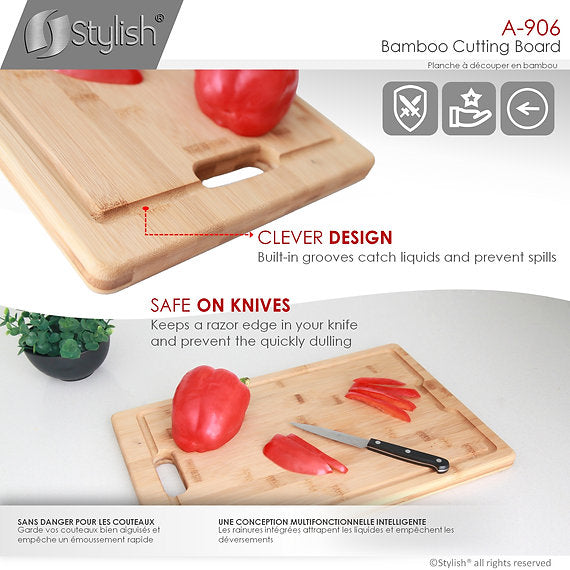 Workstation Sink Bamboo Cutting Board A-906