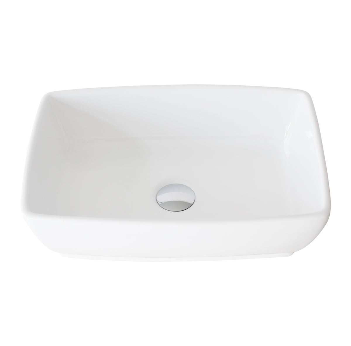 Stylish 19-inch Rectangular Vessel Bathroom Sink - image 1