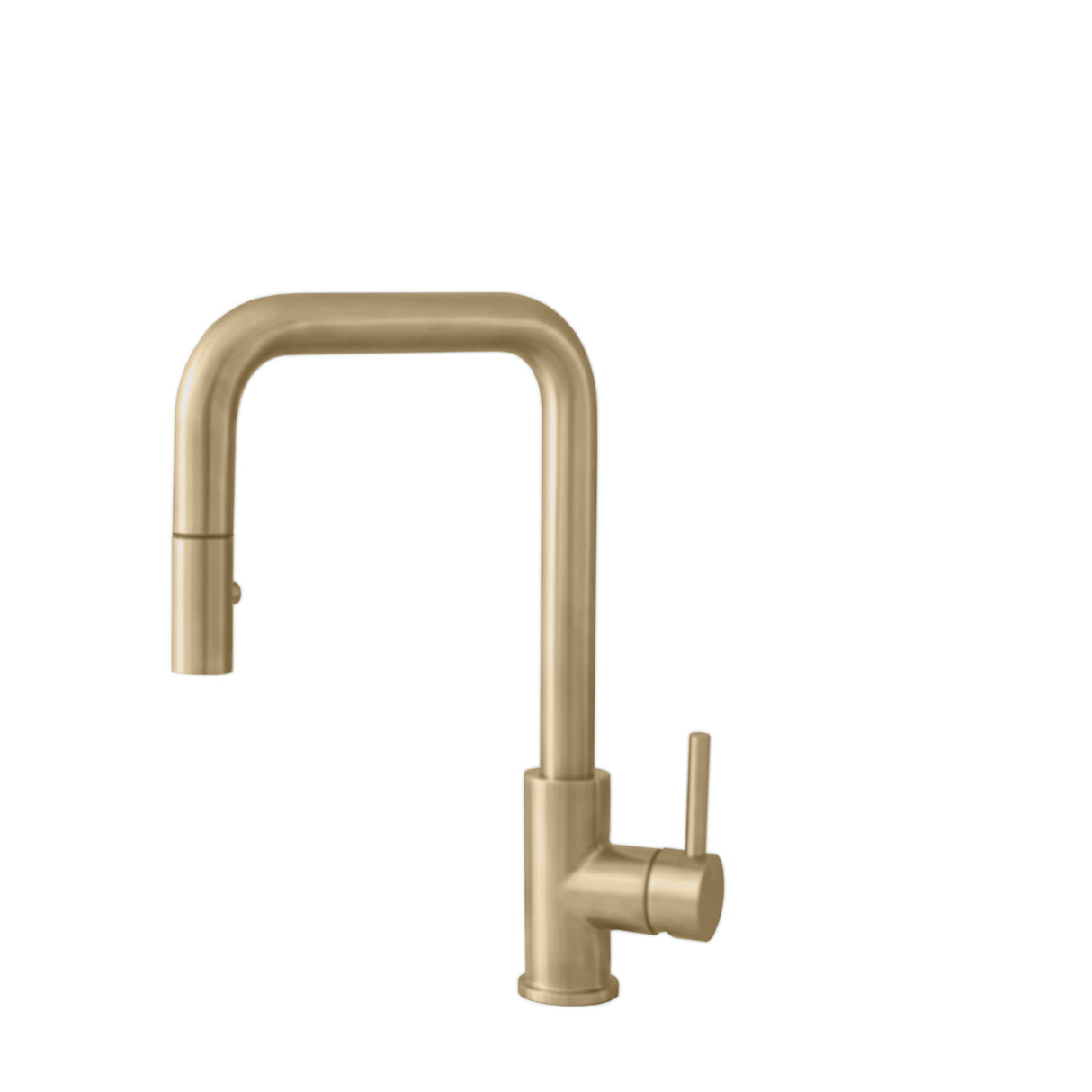 Stylish Brushed Gold Pull-Down Kitchen Faucet Single Handle - image 16