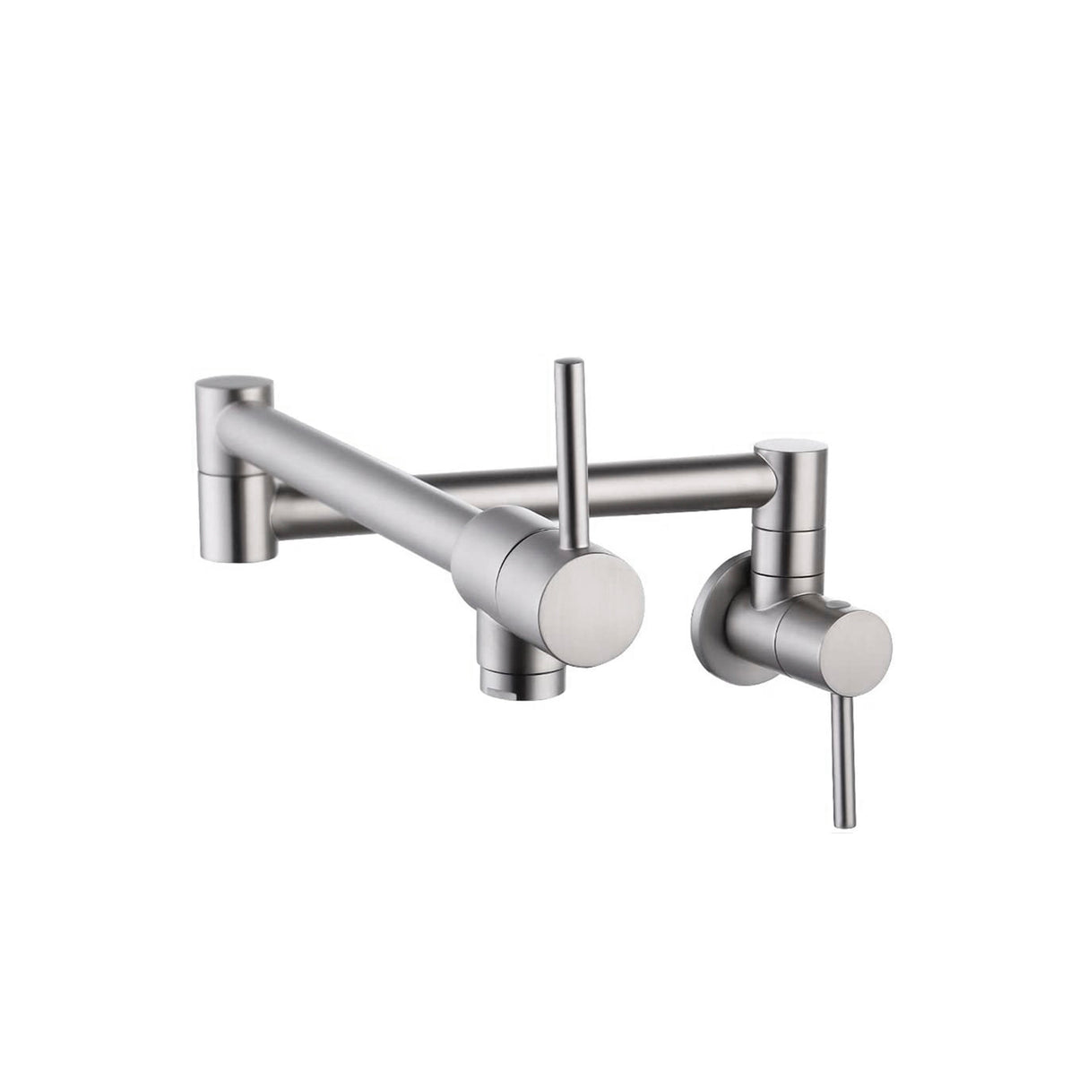 Stylish Wall Mount Folding Pot Filler Faucet Two Handle - image 1