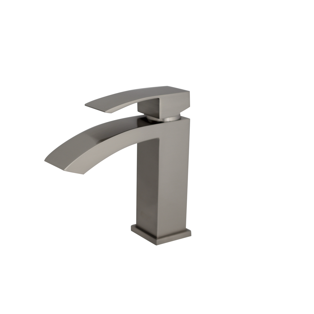Stylish Single Handle Single Hole Brass Bathroom Faucet - image 3