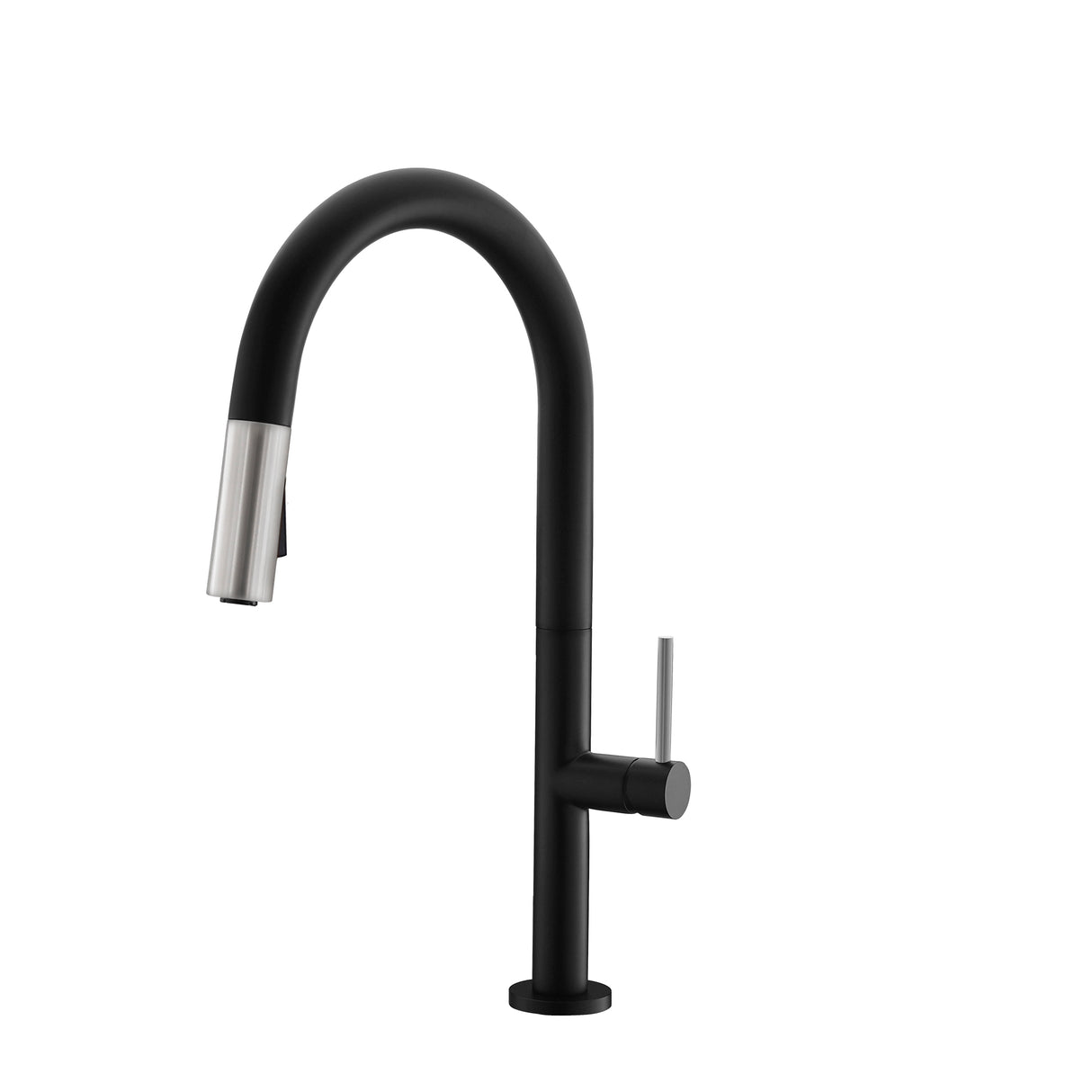 Stylish Lead-Free Pull-Down Kitchen Faucet Single Handle - image 1