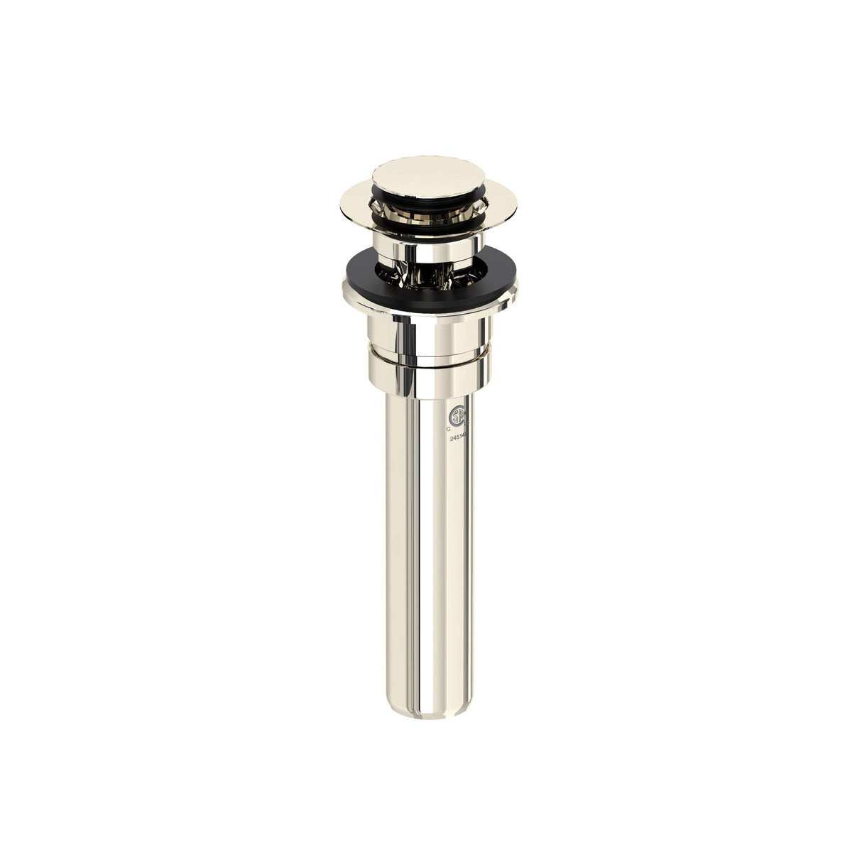 Push Drain With Overflow