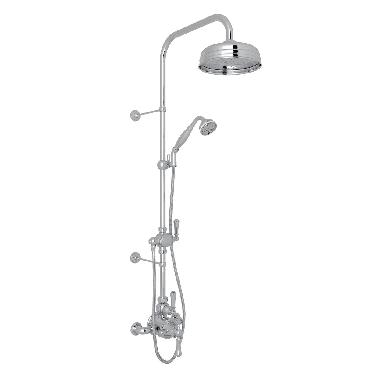 Georgian Era 3/4 inch Exposed Wall-mount Thermostatic Shower System