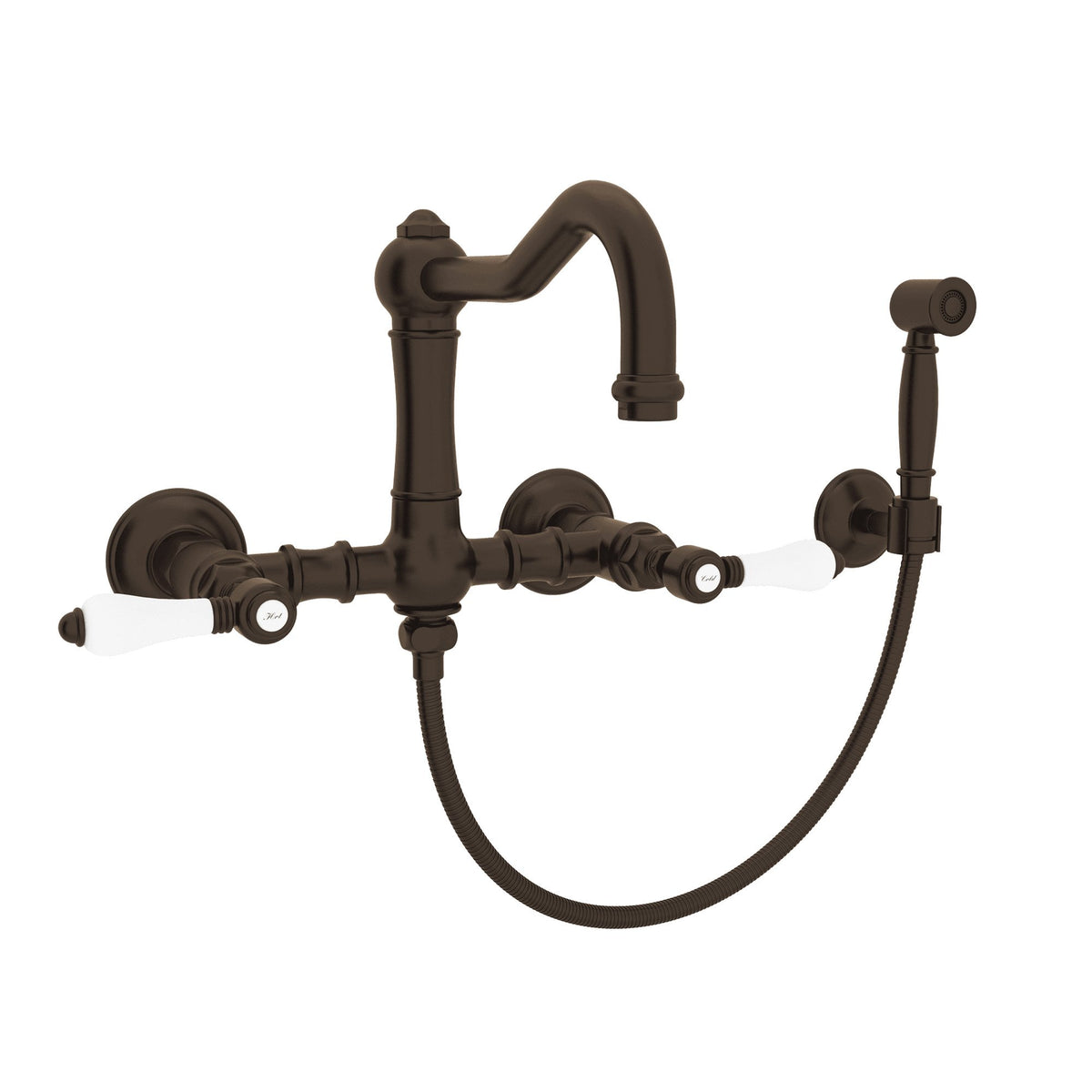 ROHL Acqui Wall Mount Bridge Kitchen Faucet A1456LPWS-2 - image 5