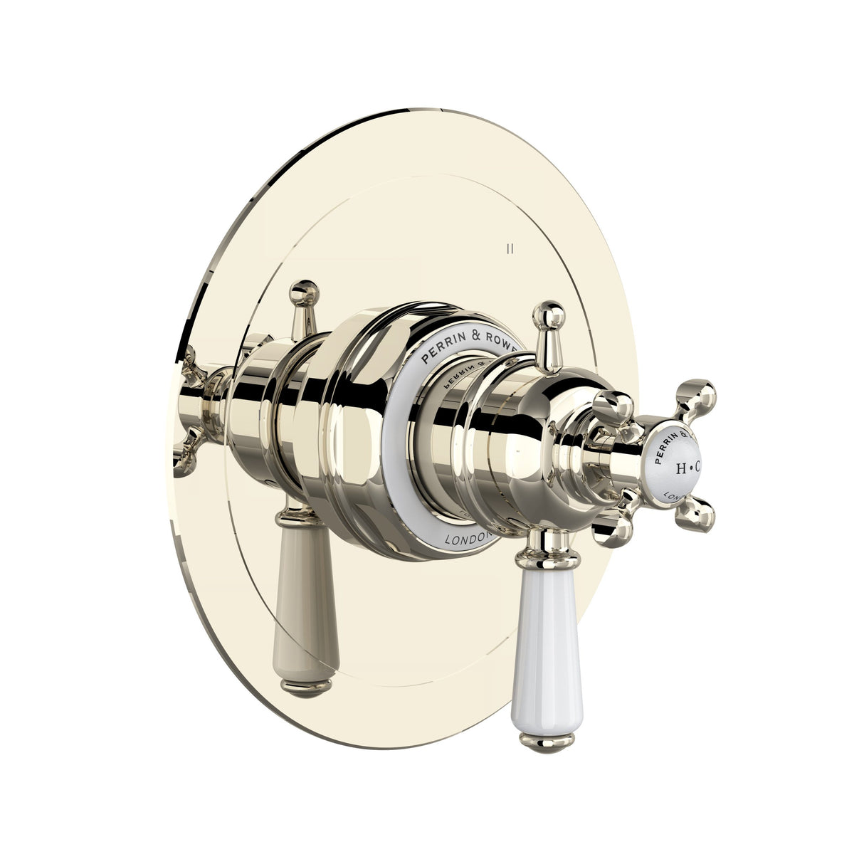 Edwardian 3-way Type T/P (thermostatic/pressure balance) coaxial patented trim
