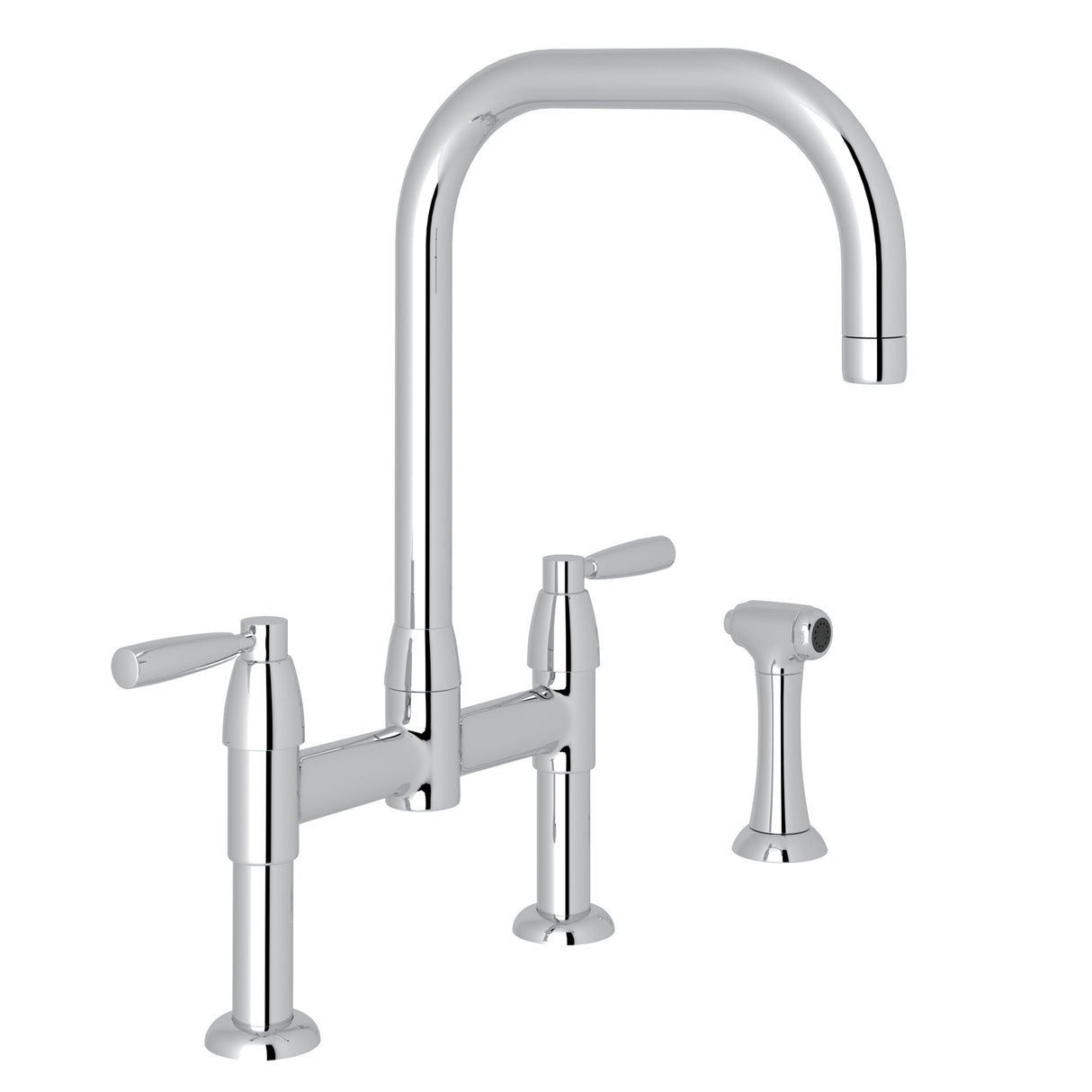Holborn Bridge Kitchen Faucet With U-Spout and Side Spray