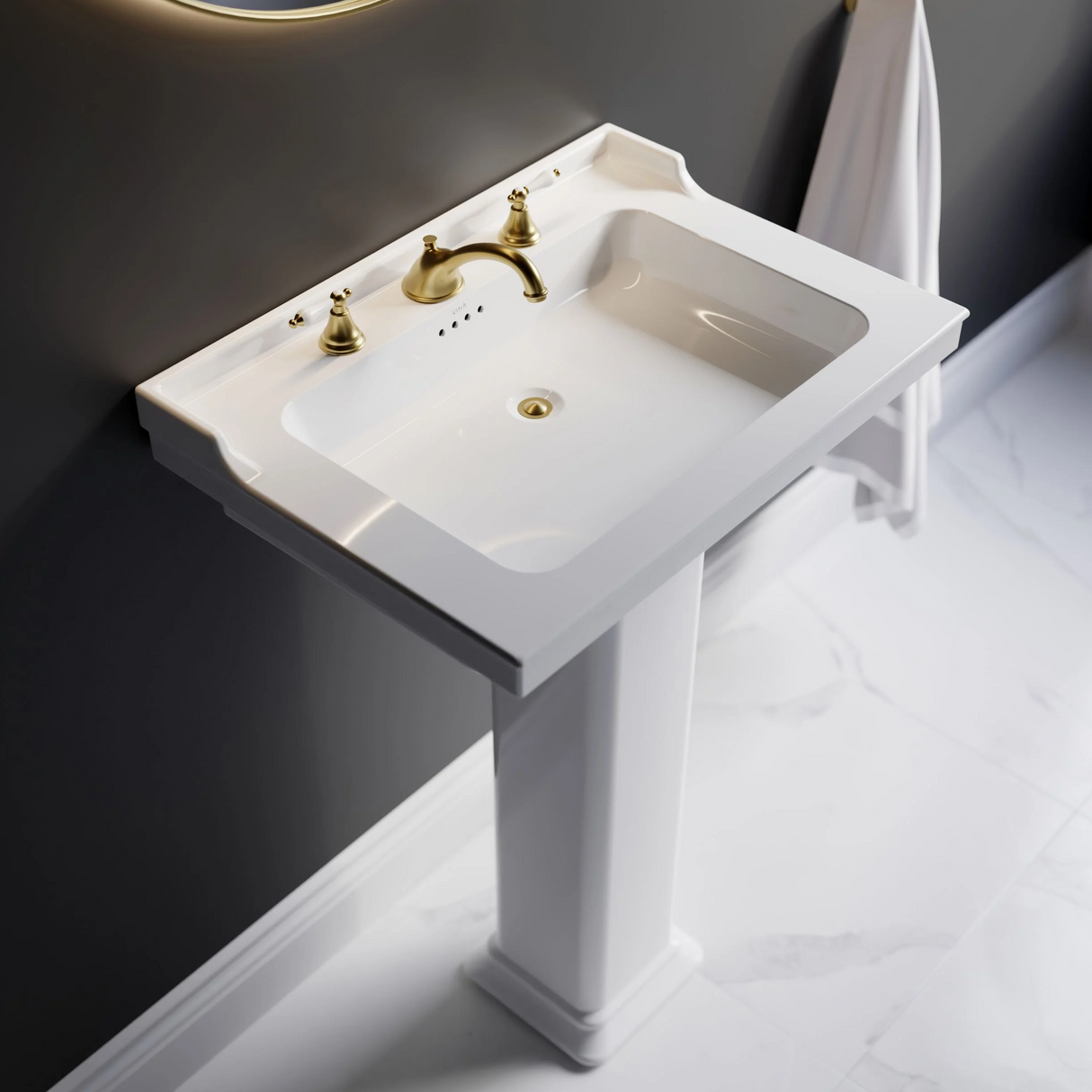 VALARTE Pedestal Sink 354-W