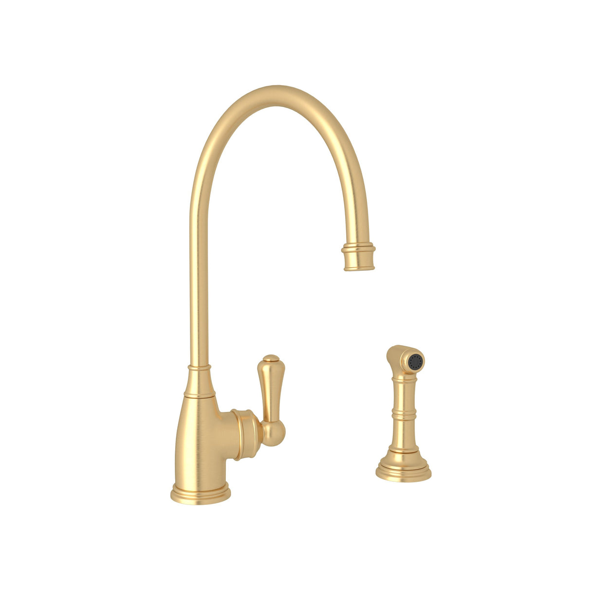 Georgian Era Kitchen Faucet With Side Spray
