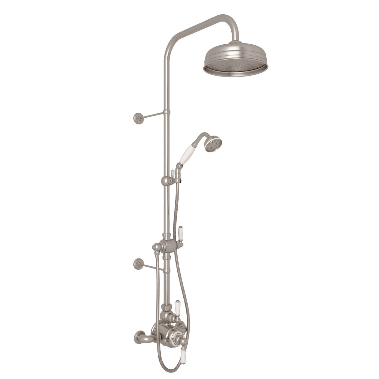 Edwardian 3/4 inch Exposed Wall-Mount Thermostatic Shower System