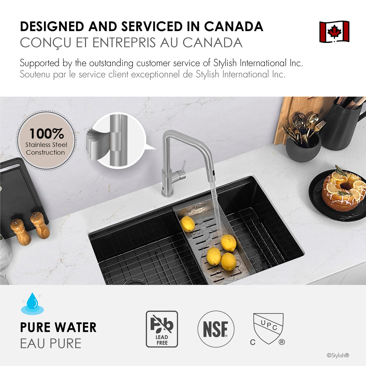 Single Handle Pull Down Touchless Kitchen Faucet