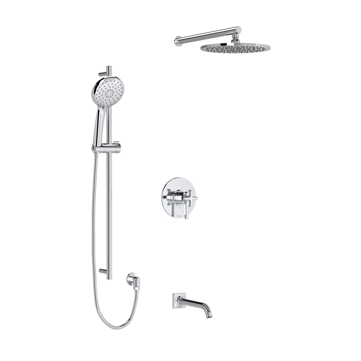 ROHL Apothecary Wall Mount Tub Spout Kit TKIT1345AP - image 2