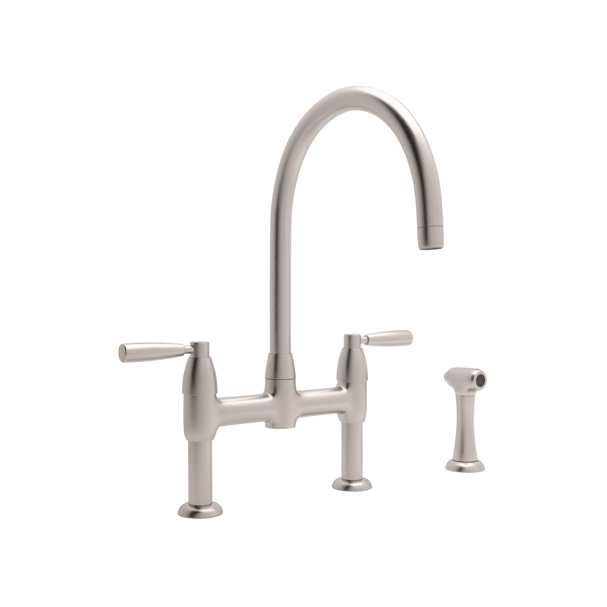Holborn Bridge Kitchen Faucet With C-Spout and Side Spray