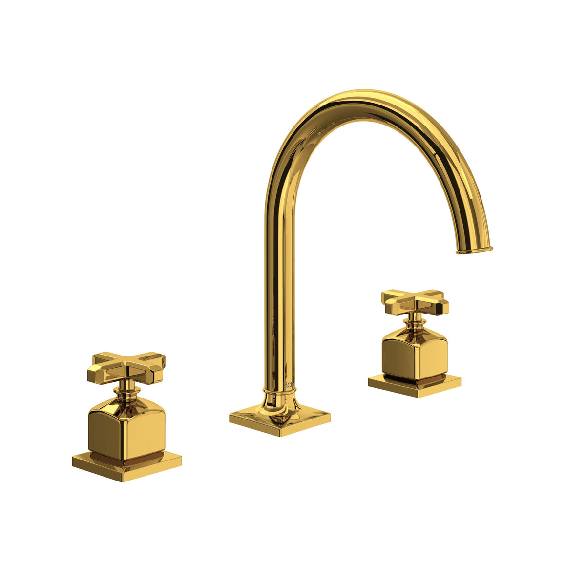 ROHL Apothecary Widespread Bathroom Faucet C-Spout AP08D3XM - image 6
