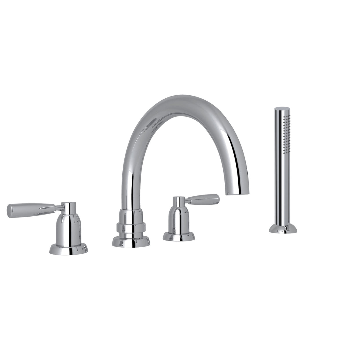 Holborn 4-Hole Deck-mount Tub Filler With C-Spout