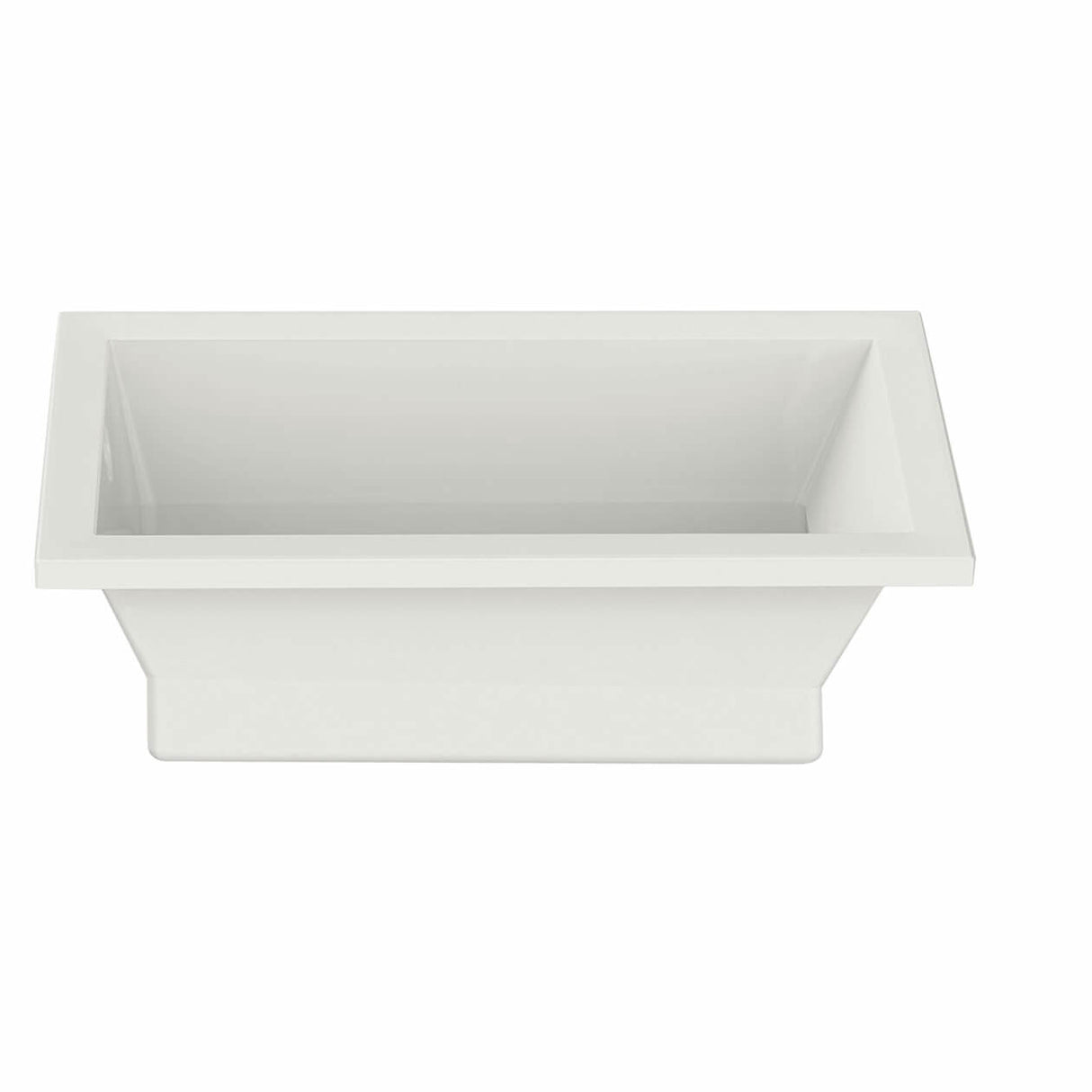 Aiiki 7236 Acrylic Drop-in End Drain Bathtub in White