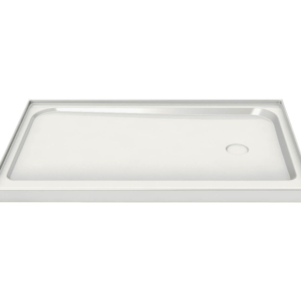 Rectangular Base 6030 3 in. Acrylic Alcove Shower Base with Left-Hand Drain in White