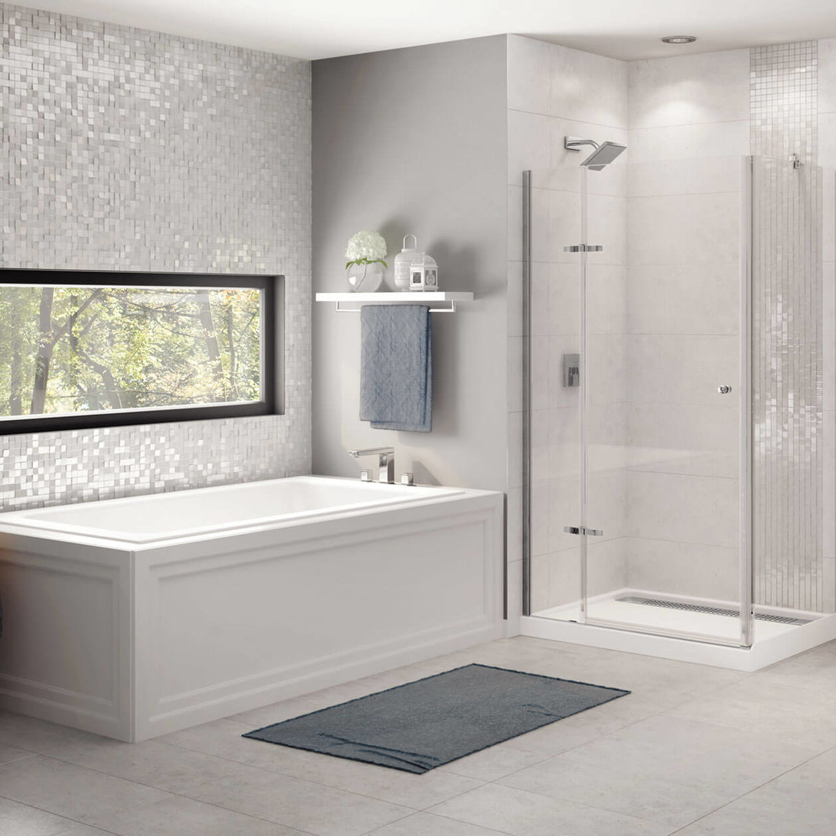 Skybox 6636 Acrylic Drop-in End Drain Bathtub in White