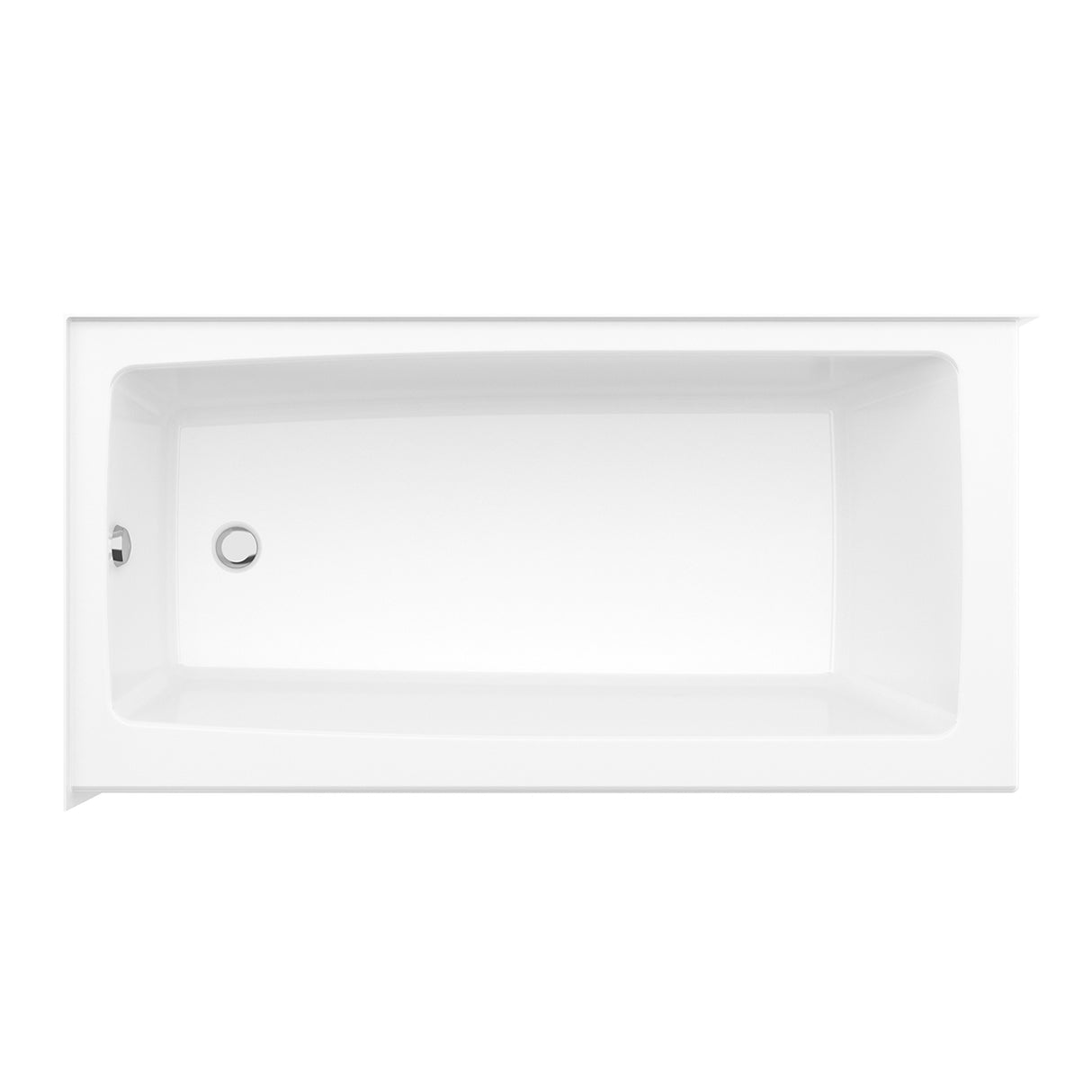 Nomad Corner 6030 AcrylX Corner Left-Hand Drain Bathtub in White
