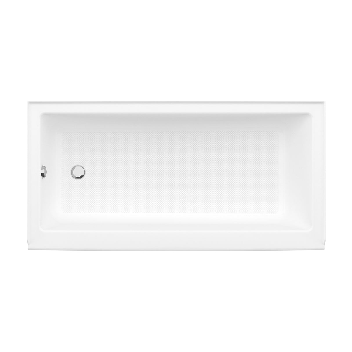 Bosca Access 6030 Acrylic Alcove Left-Hand Drain Bathtub in White