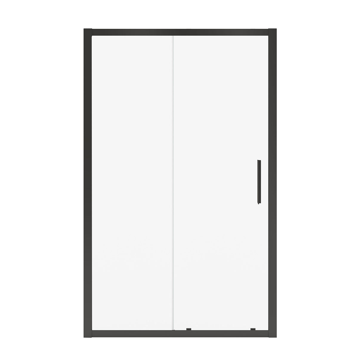 Connect 43 ½-45 x 72 in. 6mm Sliding Shower Door for Alcove Installation with Clear glass in Chrome