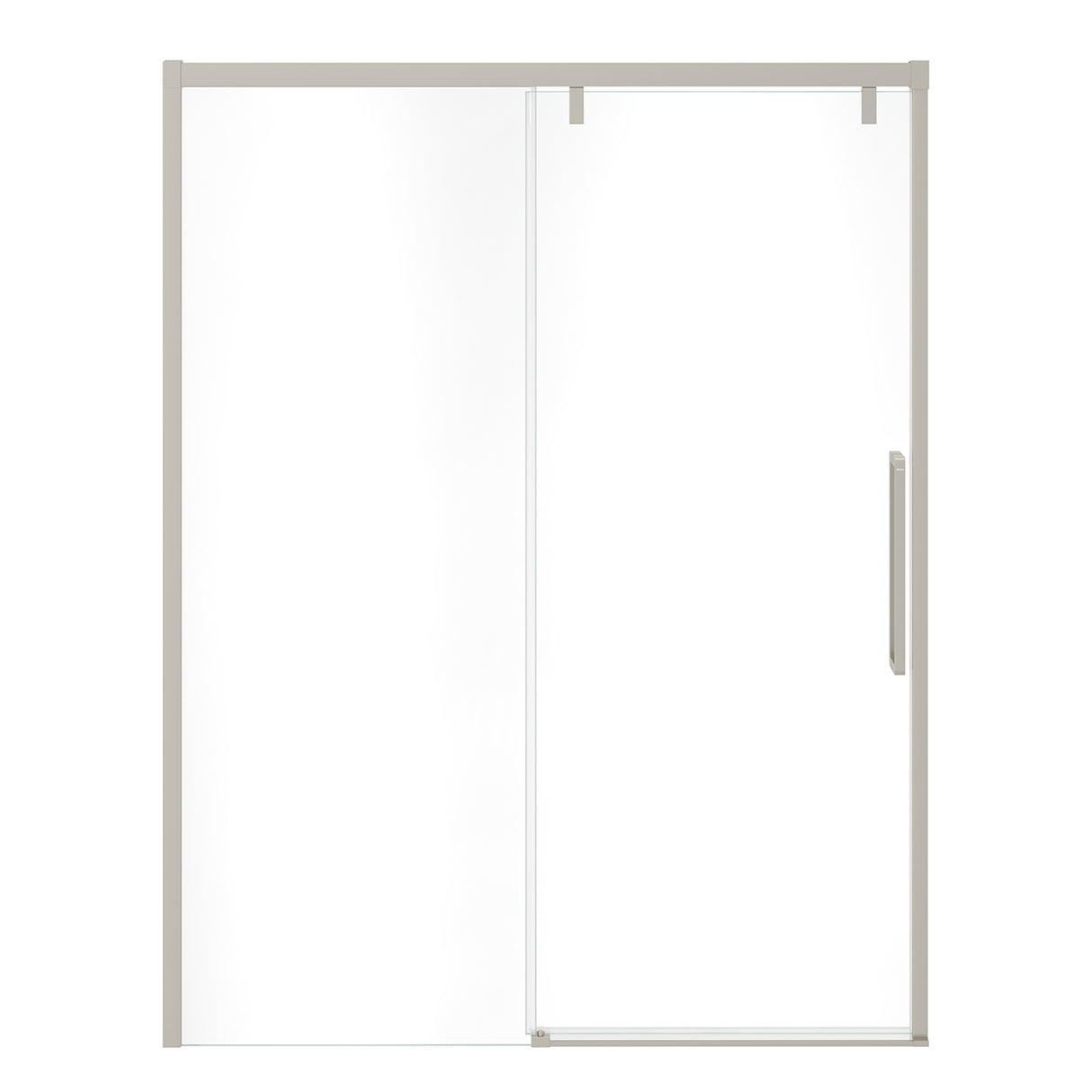 Uptown 56-59 x 76 in. 8 mm Sliding Shower Door for Alcove Installation with Clear glass in Chrome