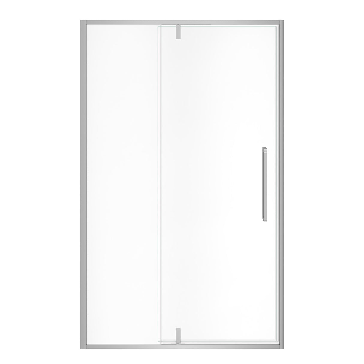 Uptown 45-47 x 76 in. 8 mm Pivot Shower Door for Alcove Installation with Clear glass in Chrome