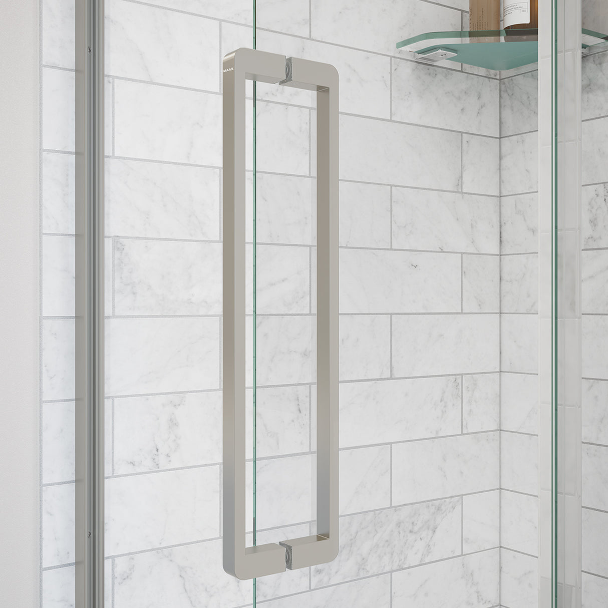 Uptown 45-47 x 76 in. 8 mm Pivot Shower Door for Alcove Installation with Clear glass in Chrome