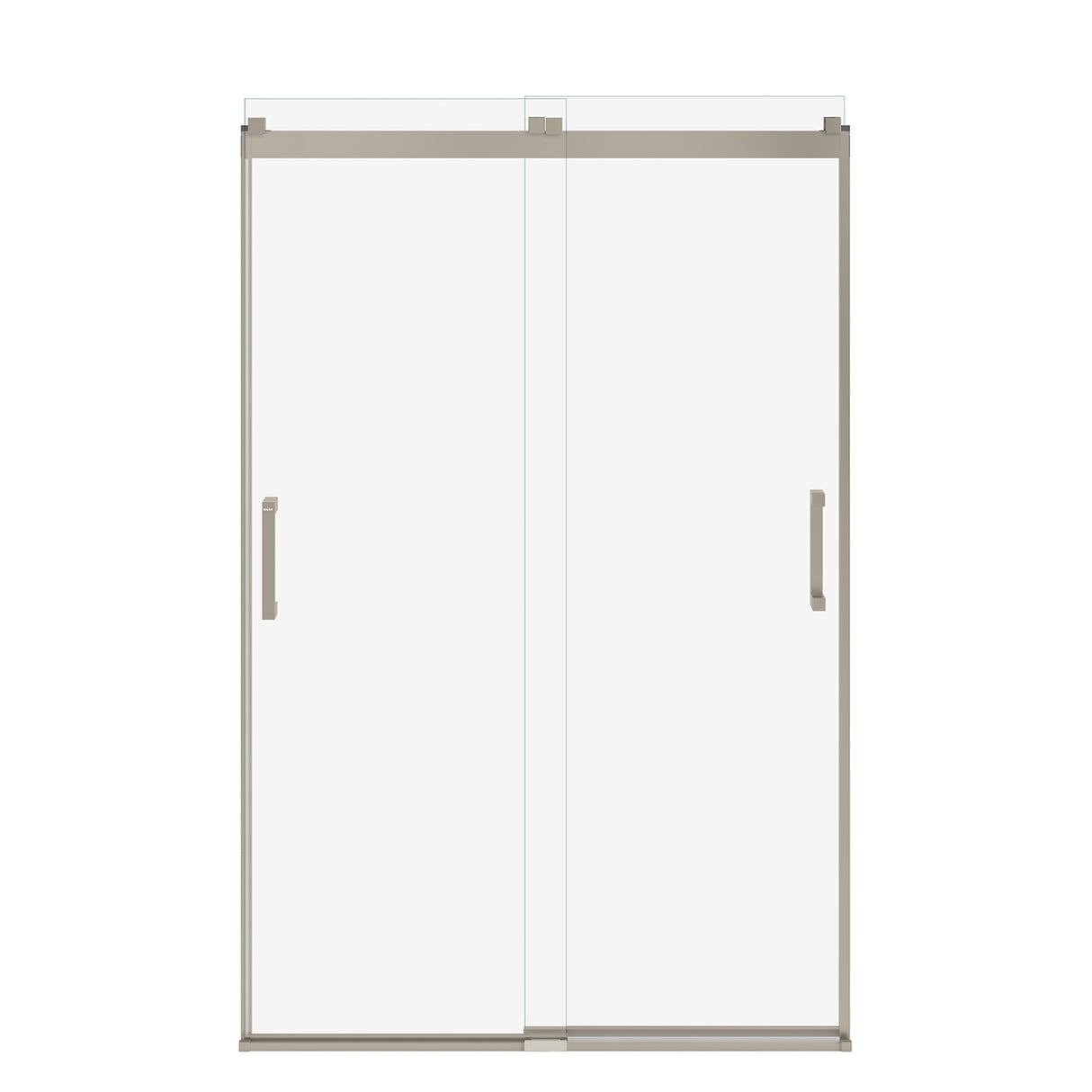 Revelation Square 44-47 x 70 ½-73 in. 8mm Bypass Shower Door for Alcove Installation with Clear glass in Chrome