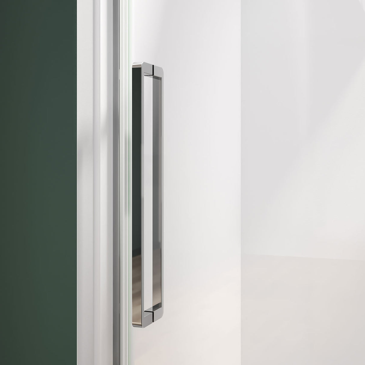 Nebula 44 ½-46 ½ x 78 ¾ in. 8mm Sliding Shower Door for Alcove Installation with Clear glass in Chrome