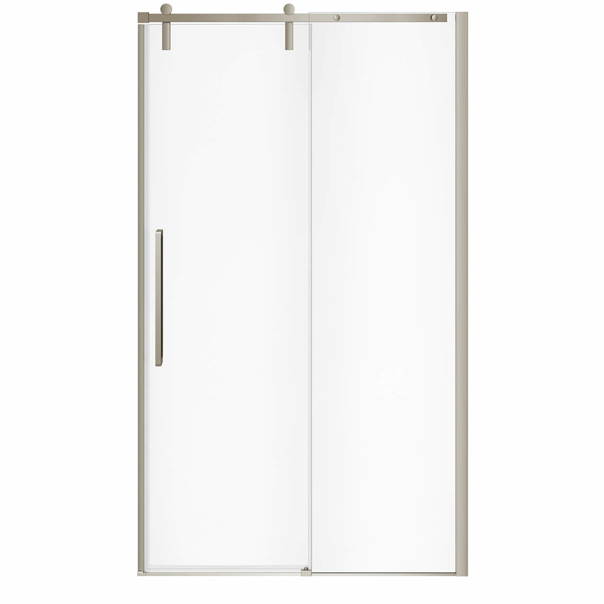 Nebula 44 ½-46 ½ x 78 ¾ in. 8mm Sliding Shower Door for Alcove Installation with Clear glass in Chrome