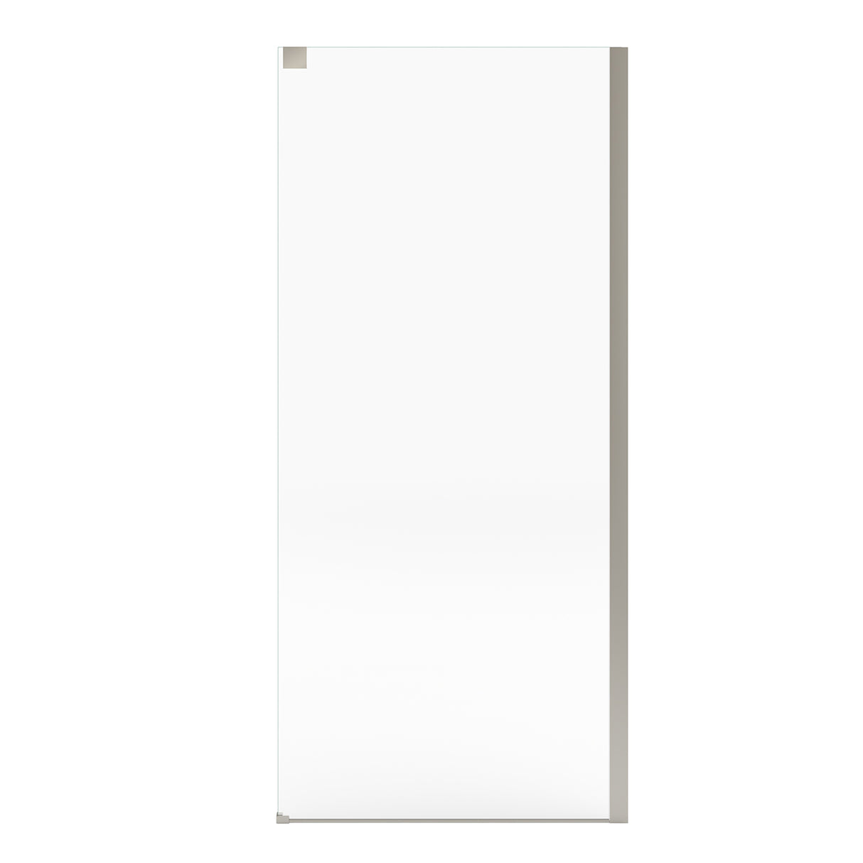 Incognito 76 Return Panel for 36 in. Base with Clear glass in Chrome
