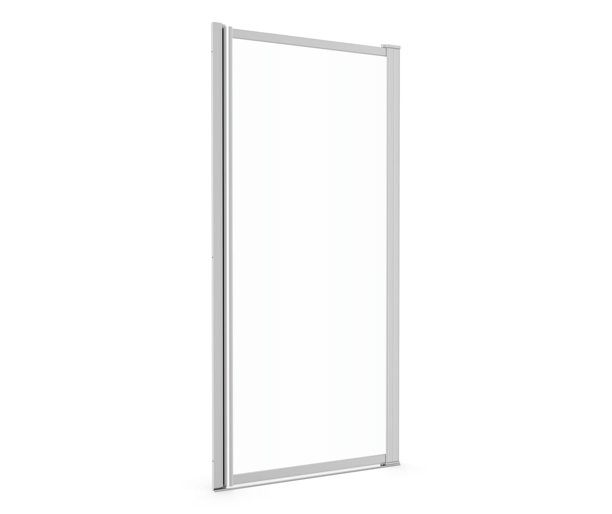 Pivolok 29-30 ¾ x 64 ½ in. Pivot Shower Door for Alcove Installation with Clear glass in Chrome