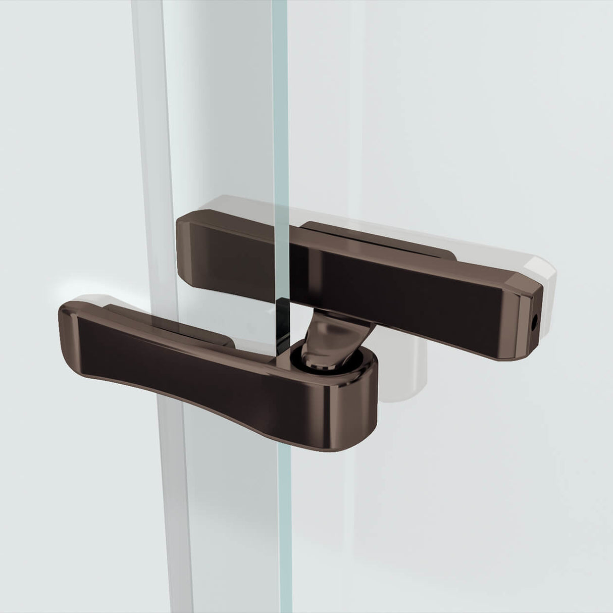Reveal 71 32 ½-35 ½ x 71 ½ in. 8mm Pivot Shower Door for Alcove Installation with Clear glass in Chrome