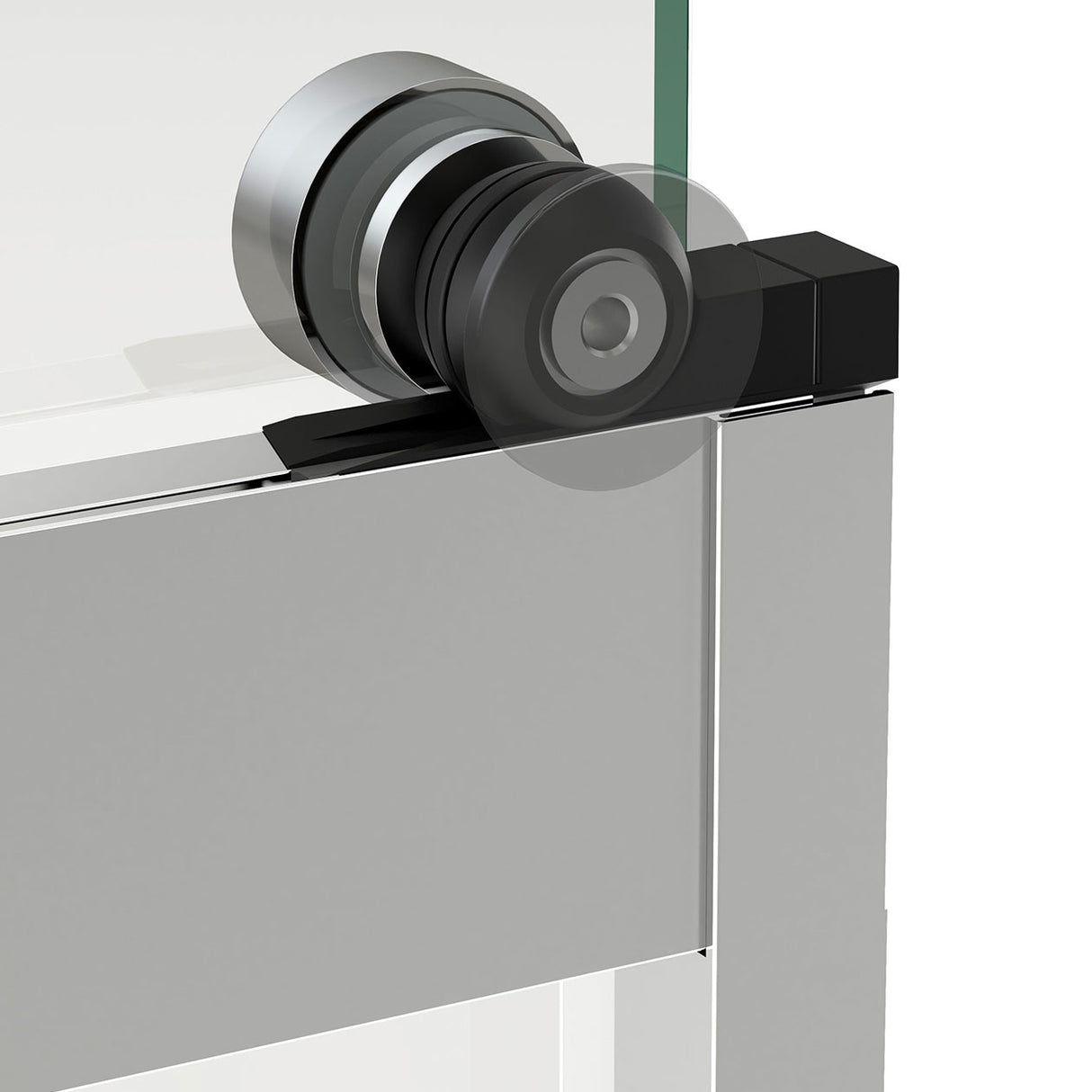 Revelation Round 56-59 in. x 70 ½-73 in. 6 mm Bypass Shower Door for Alcove Installation with Clear glass in Chrome