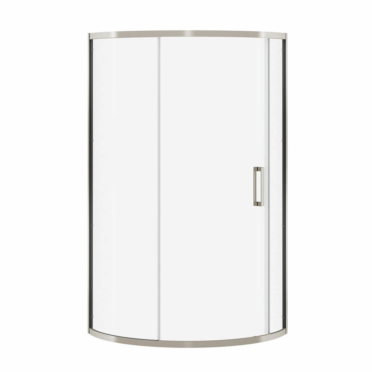 Radia Round 36 x 36 x 71 ½ in. 6 mm Sliding Shower Door for Corner Installation with Clear glass in Chrome