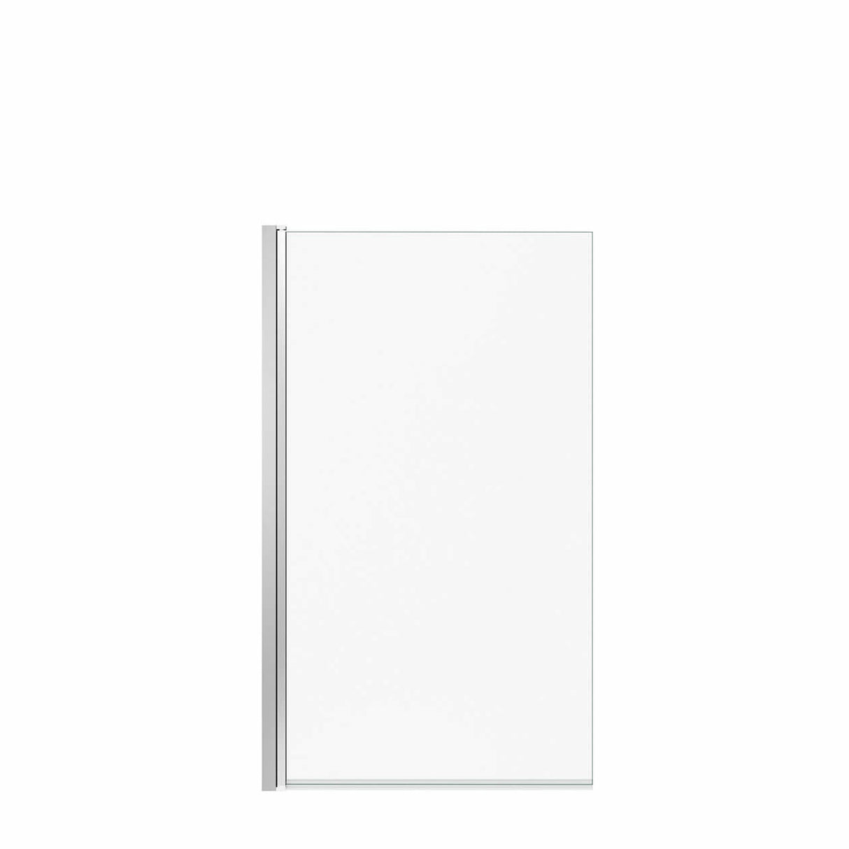 Edge Square 34 x 58 in. 8 mm Tub Screen for Alcove Installation with Clear glass in Chrome
