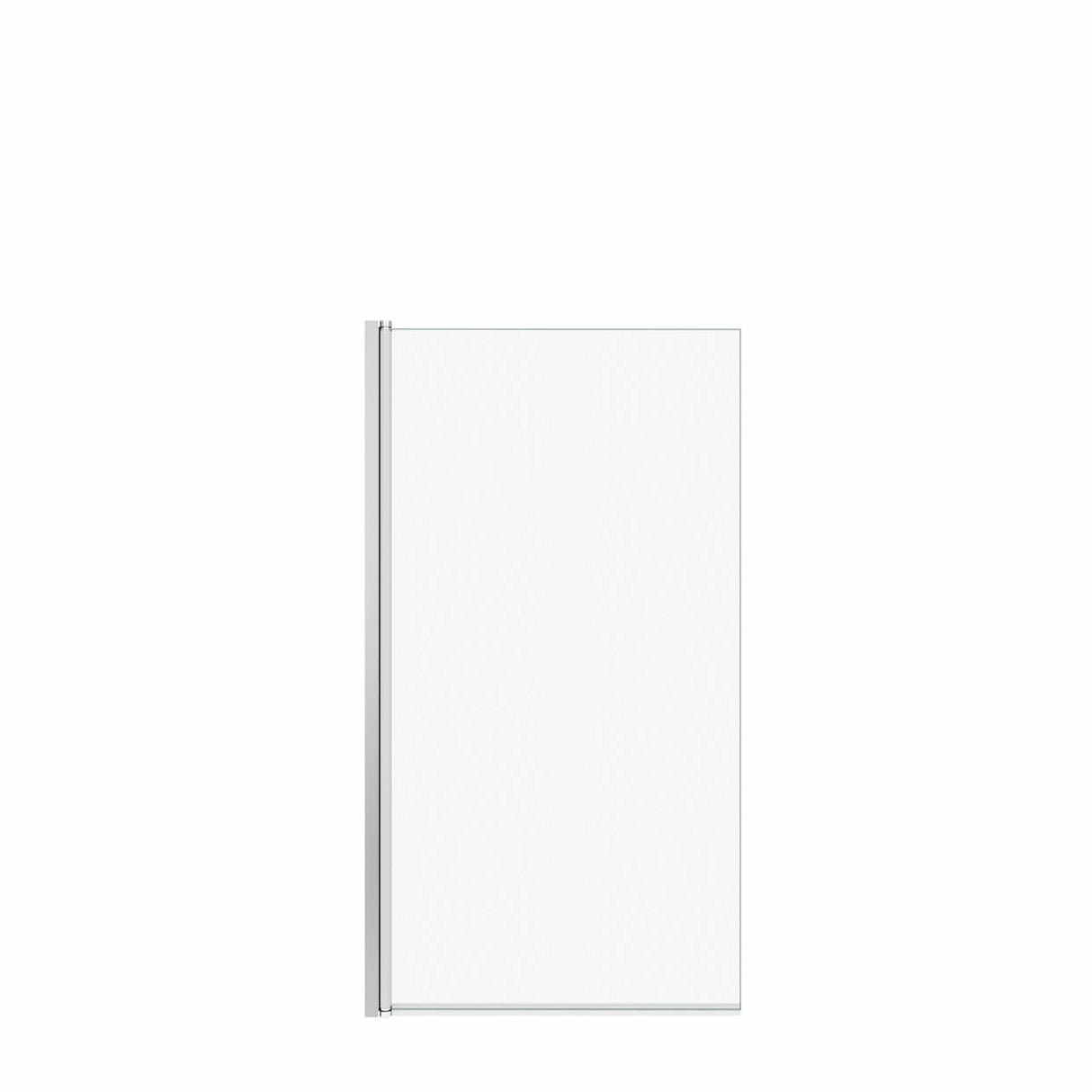 Axial 30 x 55 ½ in. 6 mm Tub Screen for Alcove Installation with Clear glass in Chrome