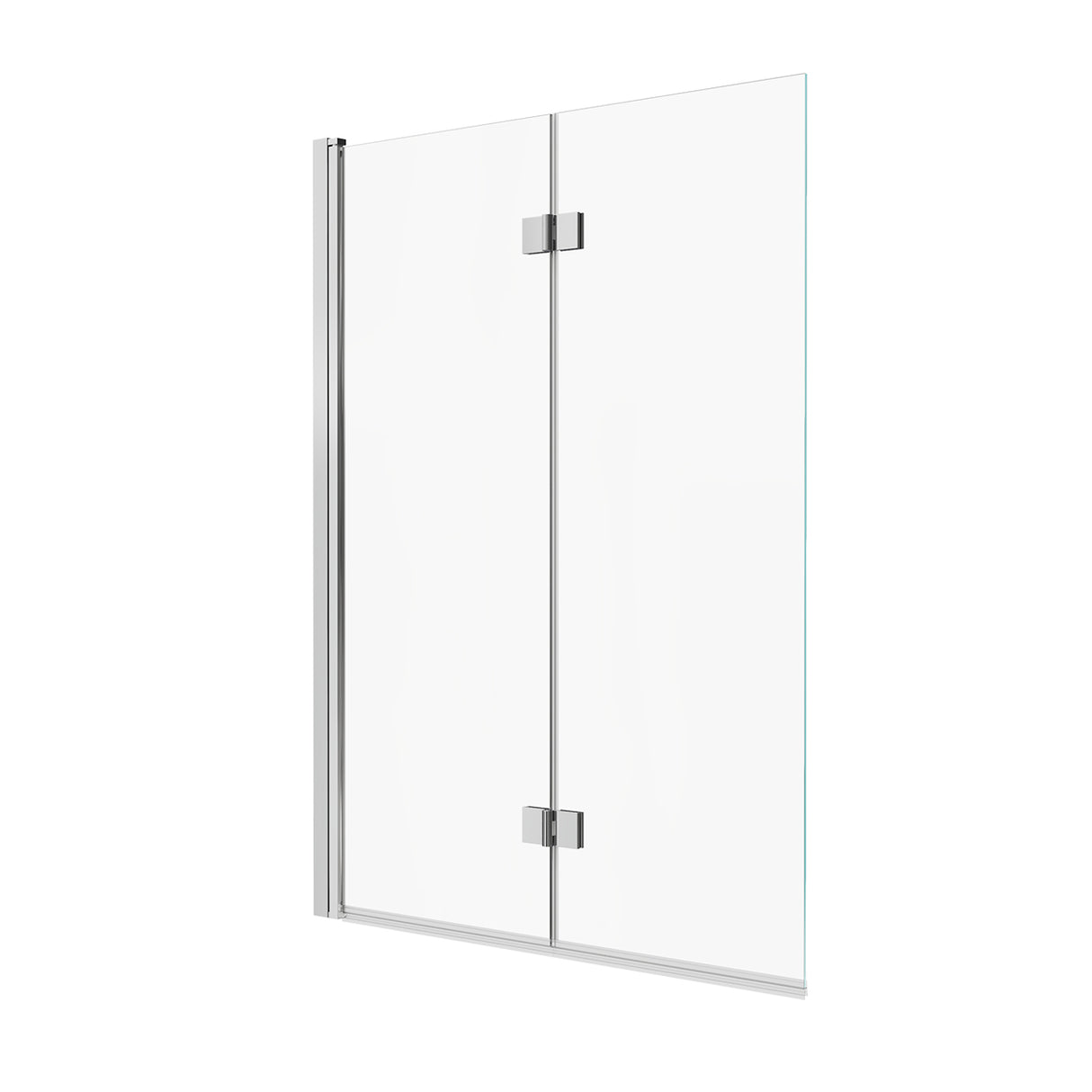 Edge Access 42 x 56 in. 6 mm Pivot Tub Screen for Alcove Installation with Clear glass in Chrome