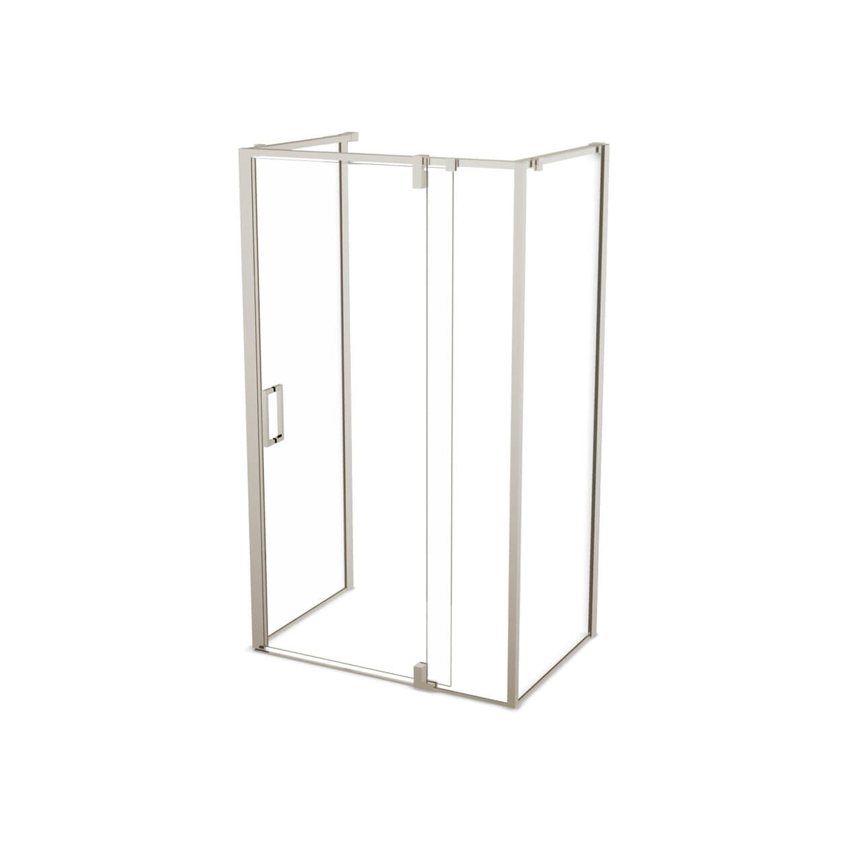 ModulR 48 x 32 x 78 in. 8mm Pivot Shower Door for Wall-mount Installation with Clear glass in Chrome
