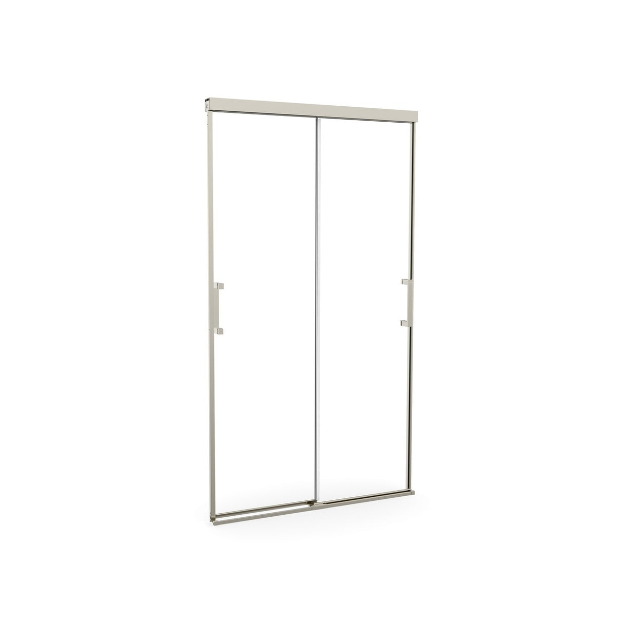 Incognito 74 39-42 x 74 in. 8mm Bypass Shower Door for Alcove Installation with Clear glass in Chrome