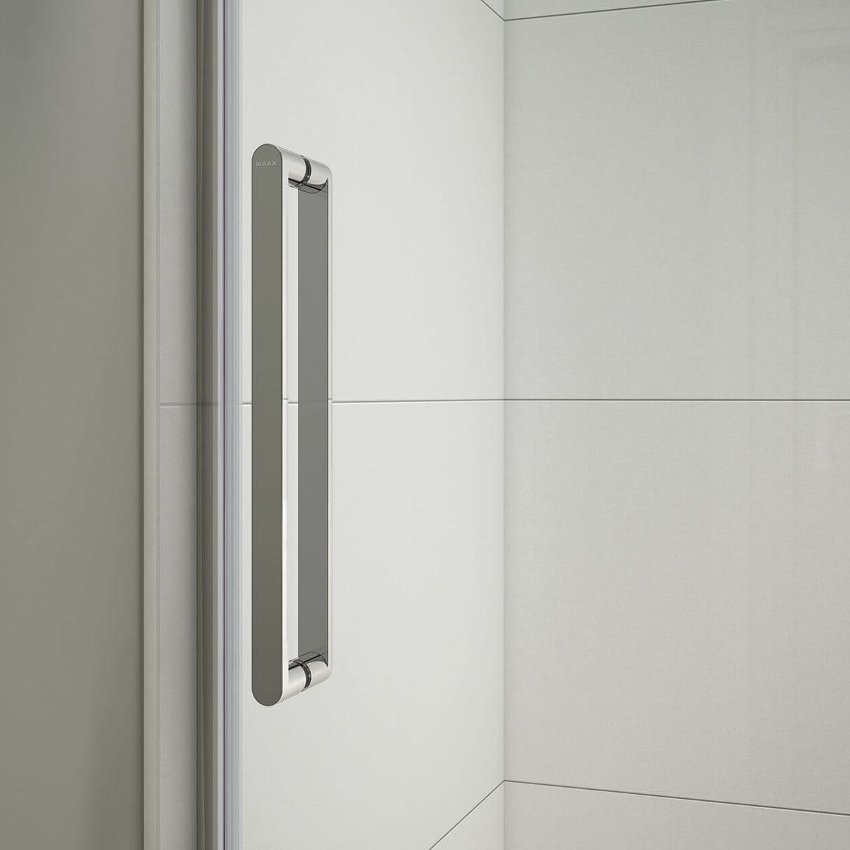 Halo Pro GS 44 ½-47 x 78 ¾ in. 8mm Sliding Shower Door for Alcove Installation with GlassShield glass in Chrome