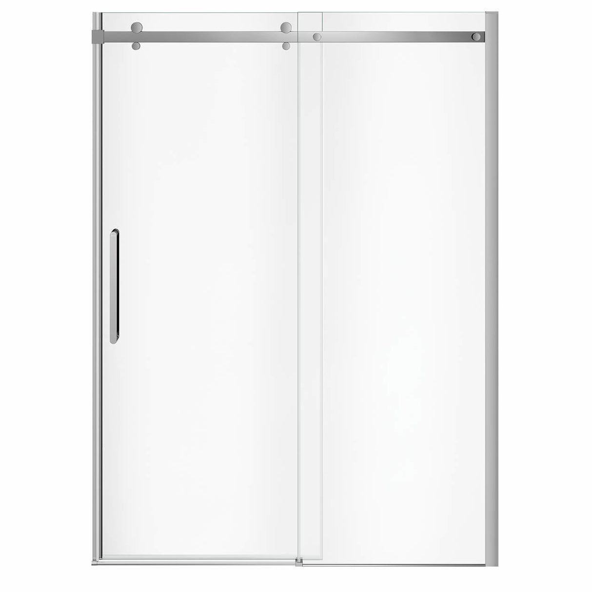 Halo Pro GS 56 ½-59 x 78 ¾ in. 8mm Sliding Shower Door for Alcove Installation with GlassShield glass in Chrome