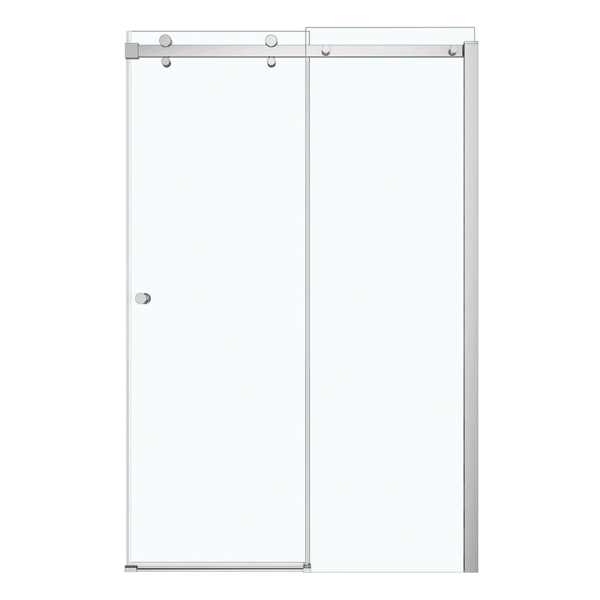Luminescence 44 ½-47 x 70 ½-72 in. 6 mm Sliding Shower Door for Alcove Installation with Clear glass in Chrome