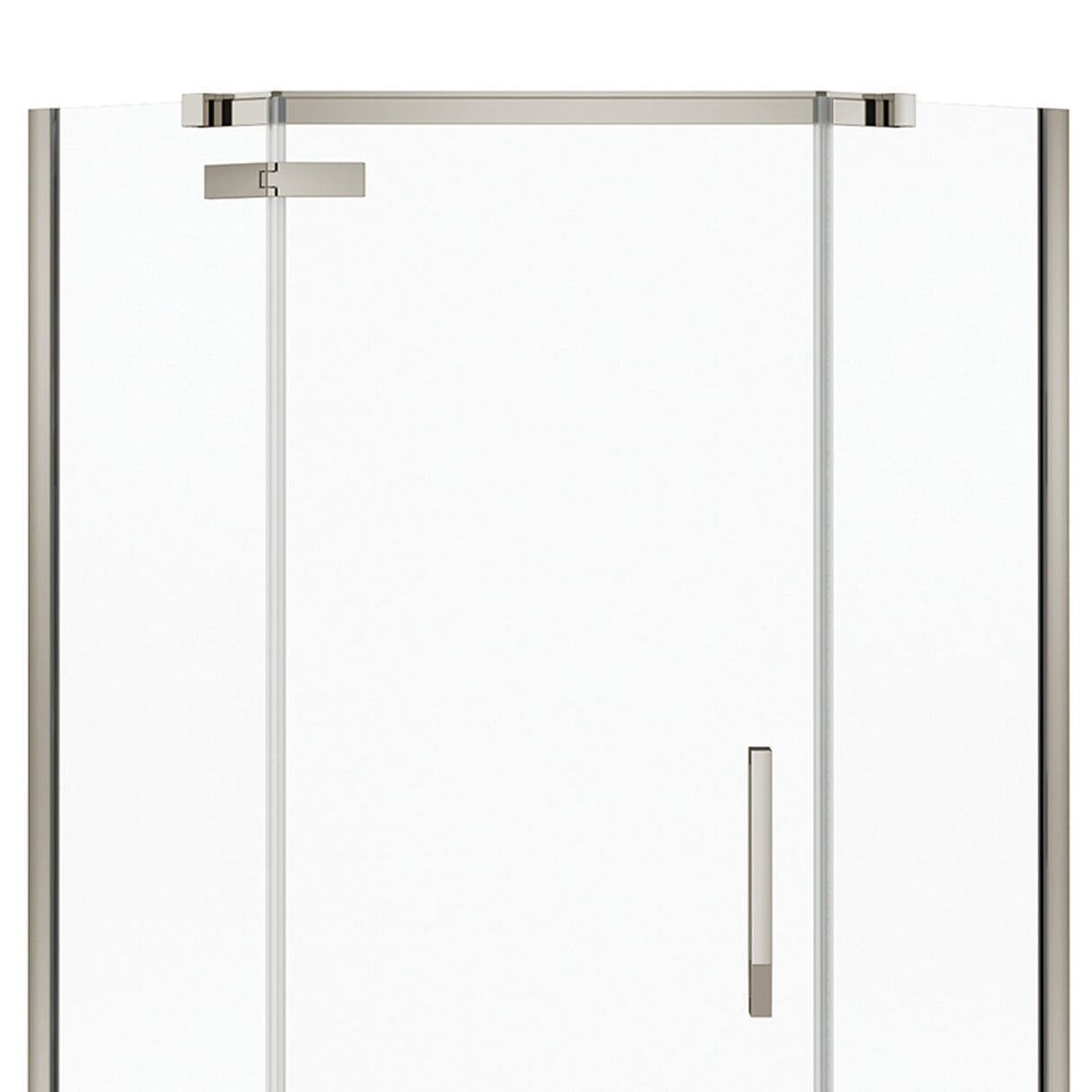 Davana Neo-angle 40 x 40 x 75 in. 8mm Pivot Shower Door for Corner Installation with Clear glass in Chrome