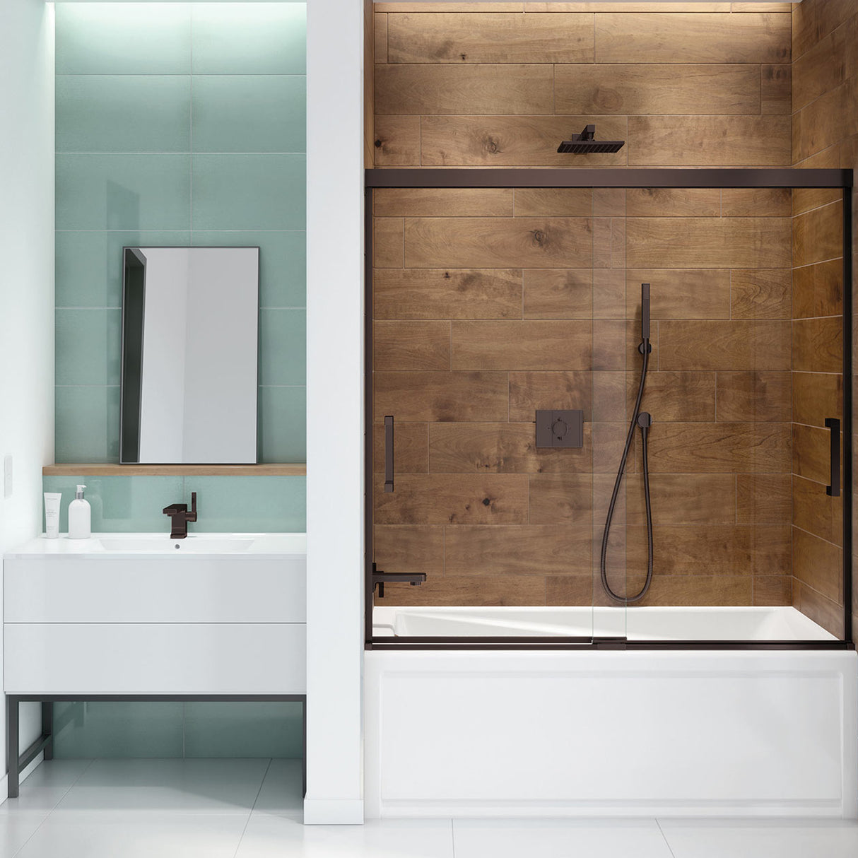 Incognito 57 56-59 x 56 3/4 in. 6mm Tub Door