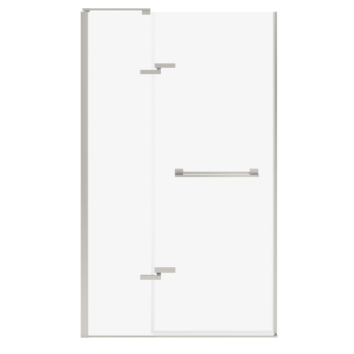 Capella 78 44-47 x 78 in. 8 mm Pivot Shower Door for Alcove Installation with GlassShield glass in Chrome