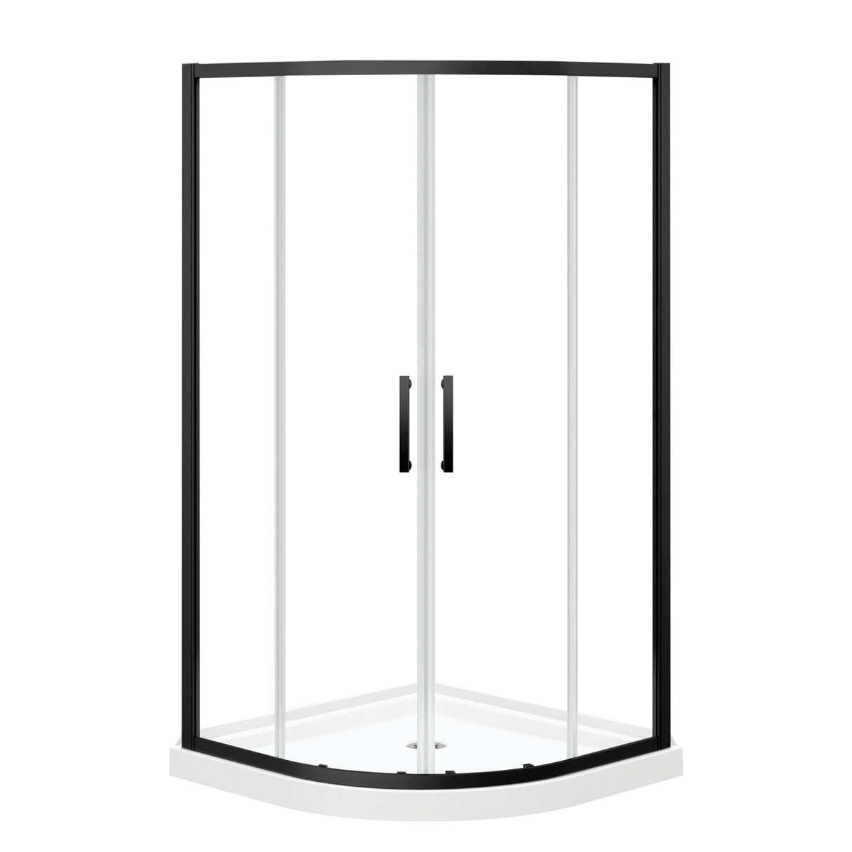 DAISY NEO-RND SHOWER KIT 38X38X 74 5/8