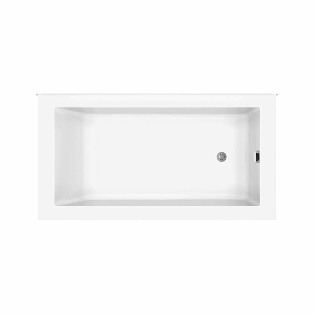 ModulR 6032 (Without Armrests) Acrylic Corner Left Left-Hand Drain Bathtub in White